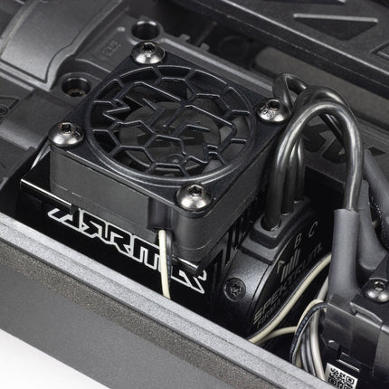 Arrma Mini Kraton 3S BLX 4X4 1/16 RTR Brushless Speed Monster Truck (Black/Red) – ARA2508T1