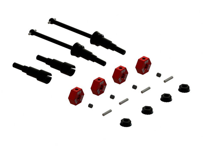 Arrma Mojave Grom Metal Axle & Wheel Hex Set B (4) – ARA311231