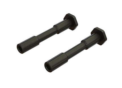 Arrma Steel Steering Post 6x42mm Black (2) – ARA340186