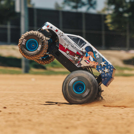Arrma Freedom Flyer 223S BLX 1/10 2WD RTR Brushless Monster Truck (White) w/SLT2 2.4GHz Radio, DSC, Battery & Charger (ARA3530SFFT1)