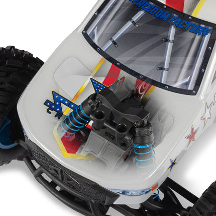 Arrma Freedom Flyer 223S BLX 1/10 2WD RTR Brushless Monster Truck (White) w/SLT2 2.4GHz Radio, DSC, Battery & Charger (ARA3530SFFT1)