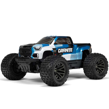 Arrma Granite 4x4 V4 223S DSC 1/10 RTR Brushless Monster Truck – Part #ARA4302V4  (Available in Gun Metal, Red, or Blue)