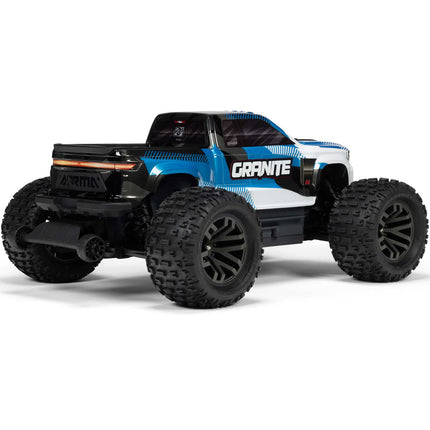 Arrma Granite 4x4 V4 223S DSC 1/10 RTR Brushless Monster Truck – Part #ARA4302V4  (Available in Gun Metal, Red, or Blue)