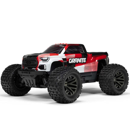 Arrma Granite 4x4 V4 223S DSC 1/10 RTR Brushless Monster Truck – Part #ARA4302V4  (Available in Gun Metal, Red, or Blue)