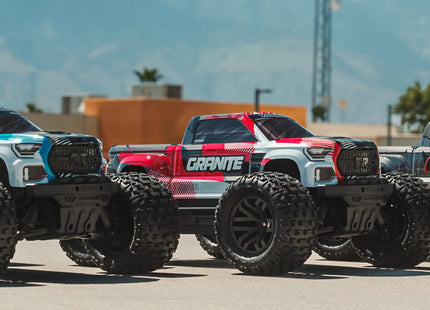Arrma Granite 4x4 V4 223S DSC 1/10 RTR Brushless Monster Truck – Part #ARA4302V4  (Available in Gun Metal, Red, or Blue)
