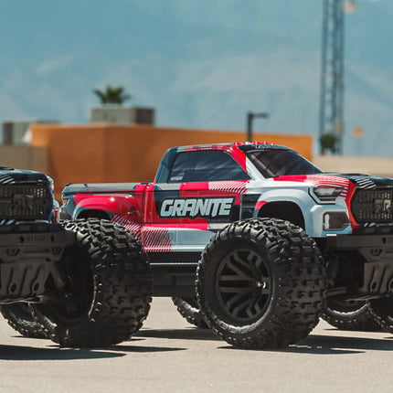 Arrma Granite 4x4 V4 223S DSC 1/10 RTR Brushless Monster Truck – Part #ARA4302V4  (Available in Gun Metal, Red, or Blue)