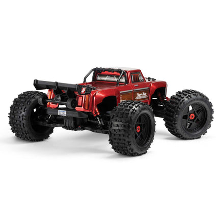 Arrma Outcast 4S V2 BLX Brushless RTR 1/10 Stunt Truck (Red or Gunmetal) w/ SLT3 2.4GHz Radio & Smart ESC (ARA4410V2)