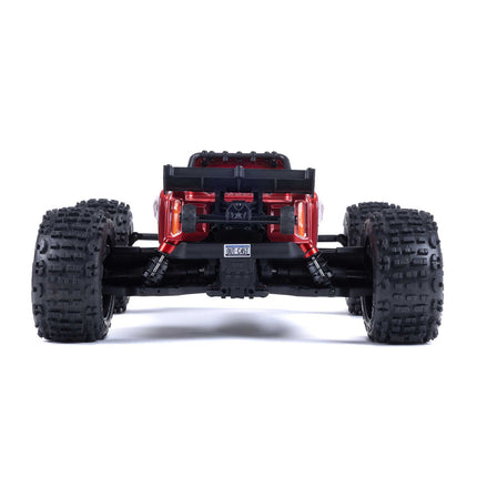 Arrma Outcast 4S V2 BLX Brushless RTR 1/10 Stunt Truck (Red or Gunmetal) w/ SLT3 2.4GHz Radio & Smart ESC (ARA4410V2)