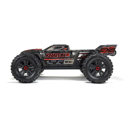 Arrma Kraton 8S BLX EXB Brushless RTR 1/5 4WD Monster Truck (Black) w/DX3 Radio, Smart ESC & AVC ARA5808V2