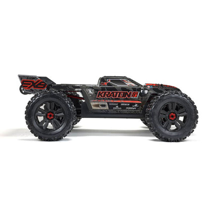 Arrma Kraton 8S BLX EXB Brushless RTR 1/5 4WD Monster Truck (Black) w/DX3 Radio, Smart ESC & AVC ARA5808V2