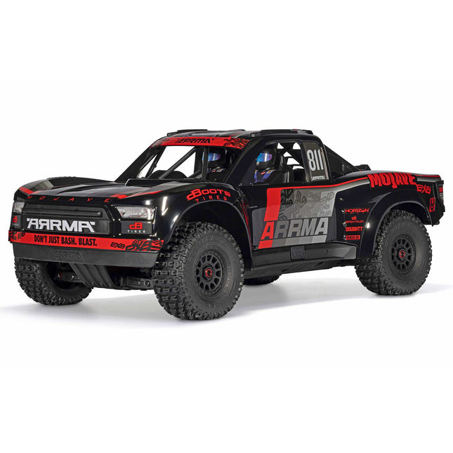 ARRMA Mojave 6S EXB RTR Brushless 1/7 4WD Extreme Bash Desert Truck (Black/Red) ARA7704V3T1