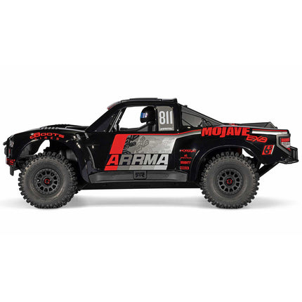 ARRMA Mojave 6S EXB RTR Brushless 1/7 4WD Extreme Bash Desert Truck (Black/Red) ARA7704V3T1