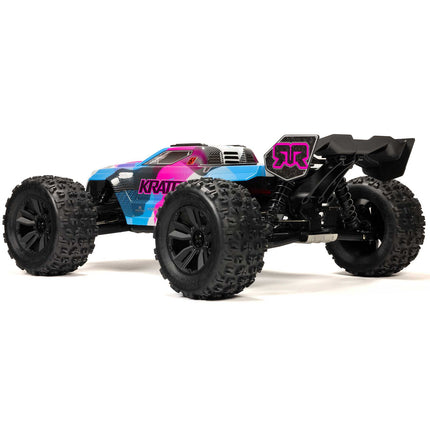 Arrma Kraton 6S BLX V6 1/8 4WD RTR Brushless Monster Truck (Blue/Orange OR Pink/White)