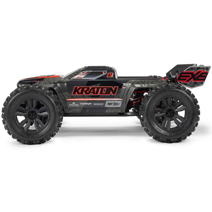 Arrma Kraton 6S EXB BLX RTR 1/8 4WD Brushless Speed Truck (Black) (V6) w/SLT3 2.4GHz Radio