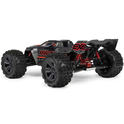 Arrma Kraton 6S EXB BLX RTR 1/8 4WD Brushless Speed Truck (Black) (V6) w/SLT3 2.4GHz Radio