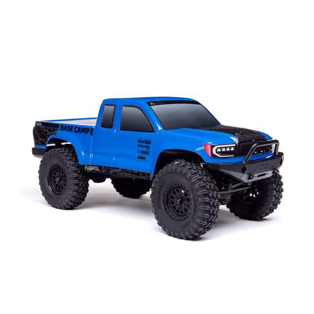 Axial SCX24 Base Camp 1/24 4WD RTR Scale Mini Crawler (Blue, Pink, or White)