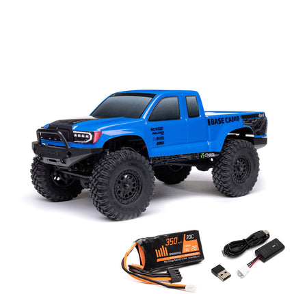 Axial SCX24 Base Camp 1/24 4WD RTR Scale Mini Crawler (Blue, Pink, or White)