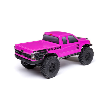 Axial SCX24 Base Camp 1/24 4WD RTR Scale Mini Crawler (Blue, Pink, or White)