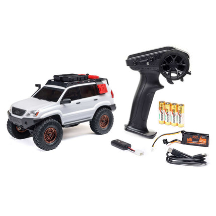 Axial  1/24 SCX24 Lexus GX 470 4X4 RTR Brushed Rock Crawler (Battery & Charger Included) (White, Silver, OR Black)