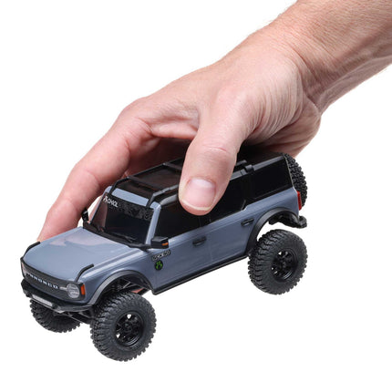 Axial SCX30 Ford Bronco 1/30 4WD RTR Scale Mini Crawler  AXI-2048 – Gray or Blue