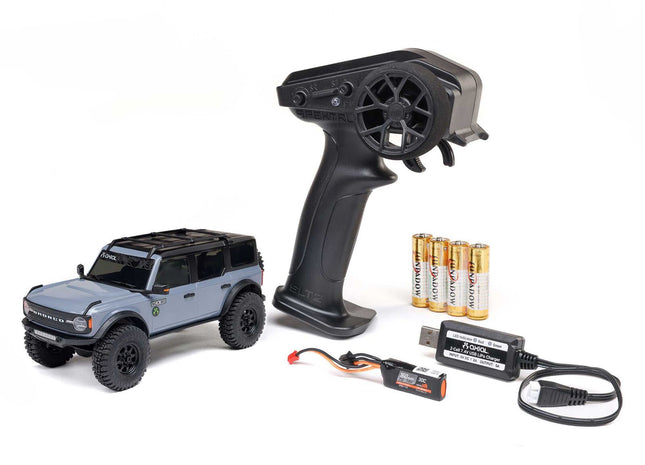 Axial SCX30 Ford Bronco 1/30 4WD RTR Scale Mini Crawler  AXI-2048 – Gray or Blue