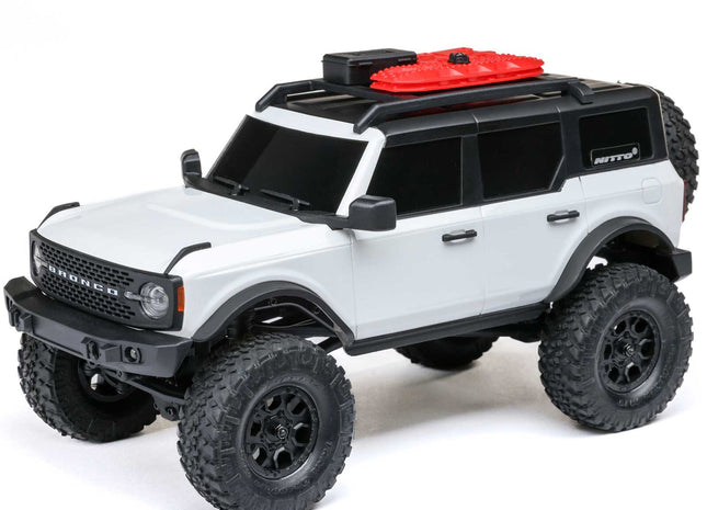 Axial SCX24 Ford Bronco Hard Body 1/24 4WD RTR Mini Crawler (White, Green, or Heritage Red)