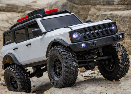 Axial SCX24 Ford Bronco Hard Body 1/24 4WD RTR Mini Crawler (White, Green, or Heritage Red)