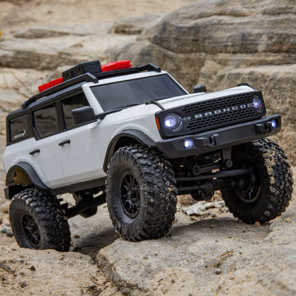 Axial SCX24 Ford Bronco Hard Body 1/24 4WD RTR Mini Crawler (White, Green, or Heritage Red)