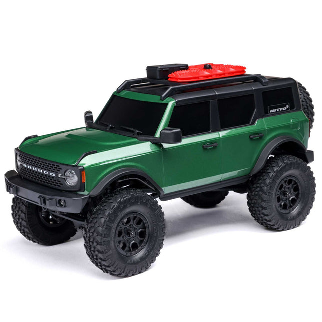 Axial SCX24 Ford Bronco Hard Body 1/24 4WD RTR Mini Crawler (White, Green, or Heritage Red)
