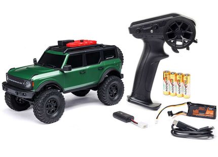 Axial SCX24 Ford Bronco Hard Body 1/24 4WD RTR Mini Crawler (White, Green, or Heritage Red)