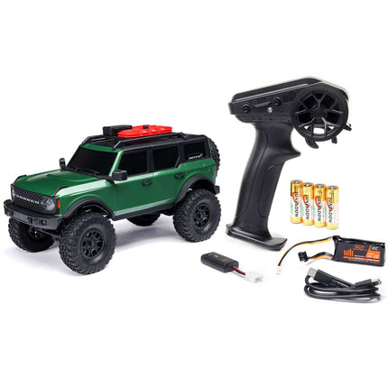 Axial SCX24 Ford Bronco Hard Body 1/24 4WD RTR Mini Crawler (White, Green, or Heritage Red)