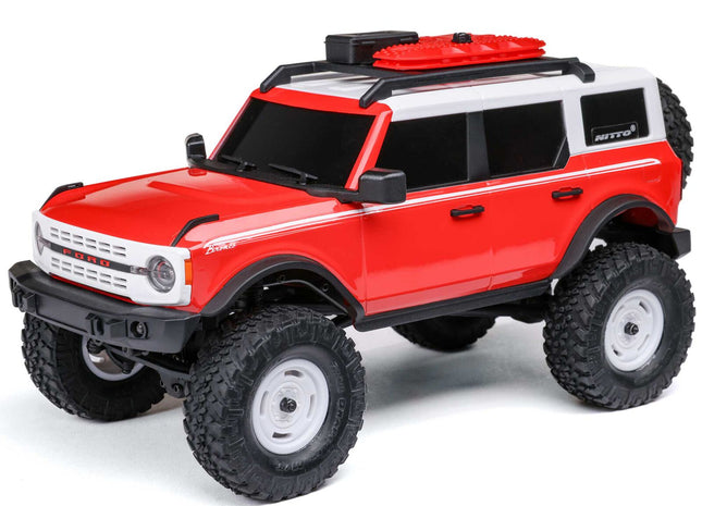 Axial SCX24 Ford Bronco Hard Body 1/24 4WD RTR Mini Crawler (White, Green, or Heritage Red)