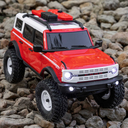 Axial SCX24 Ford Bronco Hard Body 1/24 4WD RTR Mini Crawler (White, Green, or Heritage Red)