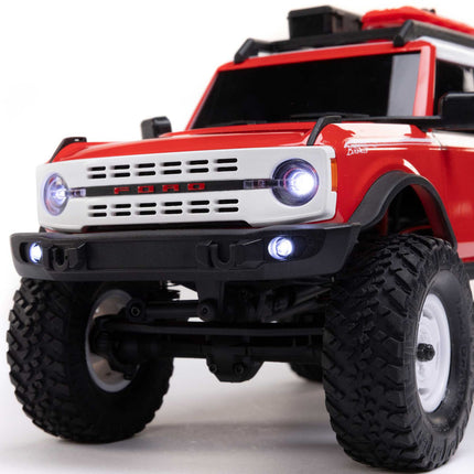 Axial SCX24 Ford Bronco Hard Body 1/24 4WD RTR Mini Crawler (White, Green, or Heritage Red)