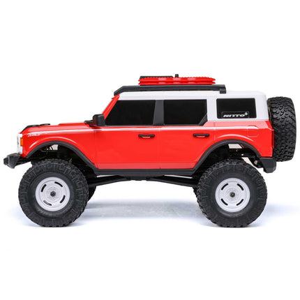 Axial SCX24 Ford Bronco Hard Body 1/24 4WD RTR Mini Crawler (White, Green, or Heritage Red)
