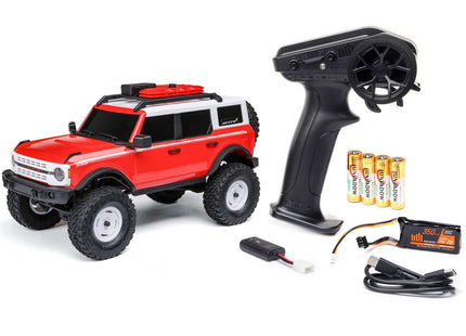 Axial SCX24 Ford Bronco Hard Body 1/24 4WD RTR Mini Crawler (White, Green, or Heritage Red)