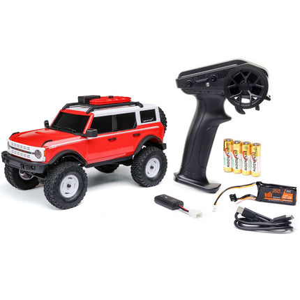 Axial SCX24 Ford Bronco Hard Body 1/24 4WD RTR Mini Crawler (White, Green, or Heritage Red)