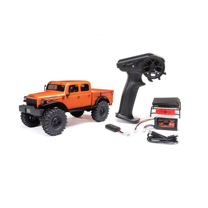 Axial SCX24 40's 4 Door Dodge Power Wagon 1/24 4WD RTR Scale Mini Crawler (Green OR Orange) w/2.4GHz Radio