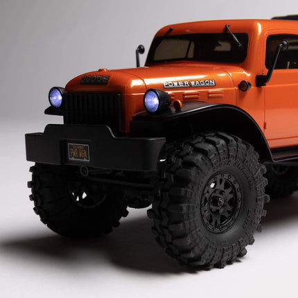 Axial SCX24 40's 4 Door Dodge Power Wagon 1/24 4WD RTR Scale Mini Crawler (Green OR Orange) w/2.4GHz Radio