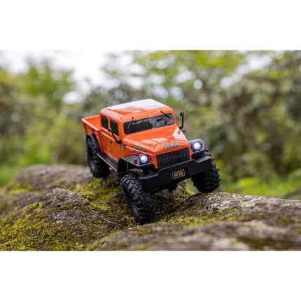 Axial SCX24 40's 4 Door Dodge Power Wagon 1/24 4WD RTR Scale Mini Crawler (Green OR Orange) w/2.4GHz Radio