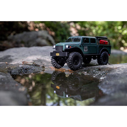 Axial SCX24 40's 4 Door Dodge Power Wagon 1/24 4WD RTR Scale Mini Crawler (Green OR Orange) w/2.4GHz Radio