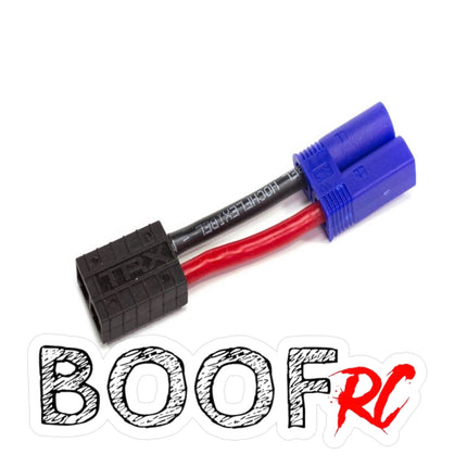 Boof RC Adapter – TRX-Style Female to EC5 Male (12AWG, 5cm)