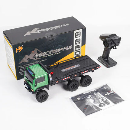 HobbyPlus CR-18P ARKTOS 6×6 V1.5 1/18 Scale RTR Rock Crawler HBP1810602 (Green) · HBP1810601 (Tan)
