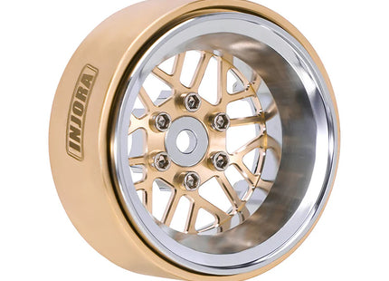 INJORA 1.3" ModuWheel Brass & Aluminum Beadlock Wheels – MW1307/MW1308 Series