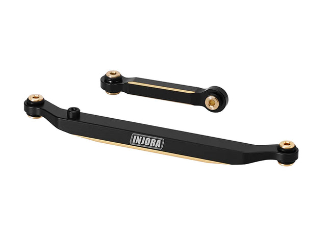 INJORA 14g Heavy Brass Steering Links for 1/24 Axial SCX24 – SCX24-188 (Brass) / SCX24-188BK (Black)