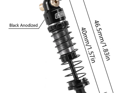 INJORA 40mm Big Bore Oil Shocks for 1/24 SCX24 & FCX24M – SCX24-179BR