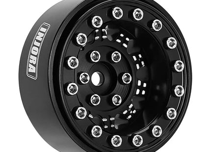 INJORA 1.3" Aluminum -5.25mm Offset Wheels for Micro Crawlers — YQW-1305BK