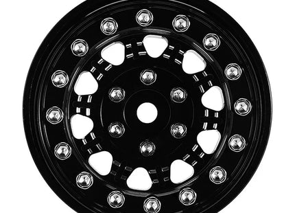 INJORA 1.3" Aluminum -5.25mm Offset Wheels for Micro Crawlers — YQW-1305BK