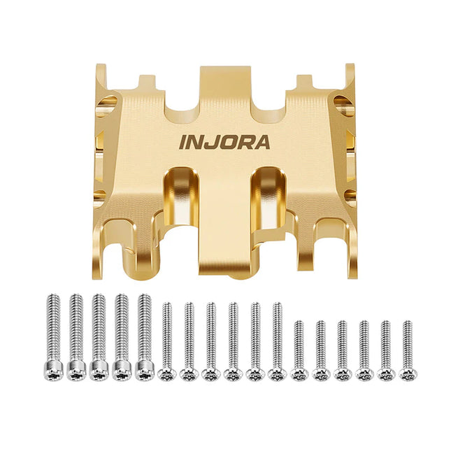 INJORA Brass Skid Plate for 1/30 Axial SCX30 - SCX30-06BR