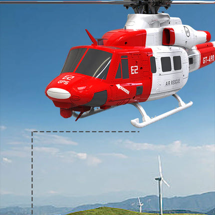 Goosky E2 UH-1Y Air Rescue GPS Helicopter RTF w/Carrying Case – BAF050006-A 🚁 GPS Stability. Scale Detail. Next-Level Helicopter Experience.